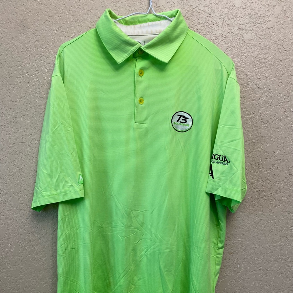 Antigua Lime Green Polo Shirt